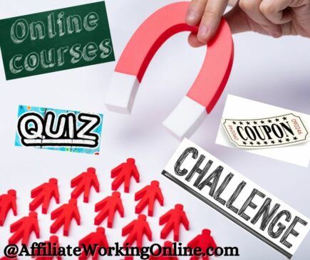 Best Lead Magnets To Build Your Email List. quiz, challenge, coupon, mini course